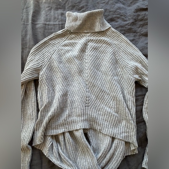 Anthropologie cotton/cashmere knit turtleneck, xs - Picture 3 of 4